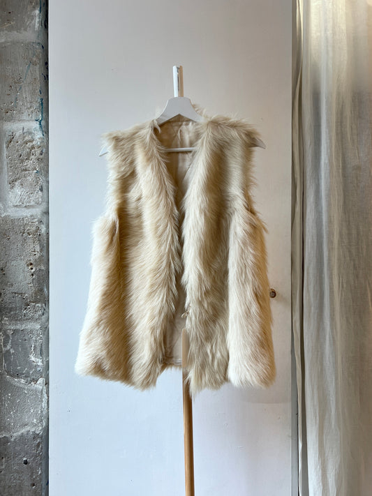 1970 goat fur vest