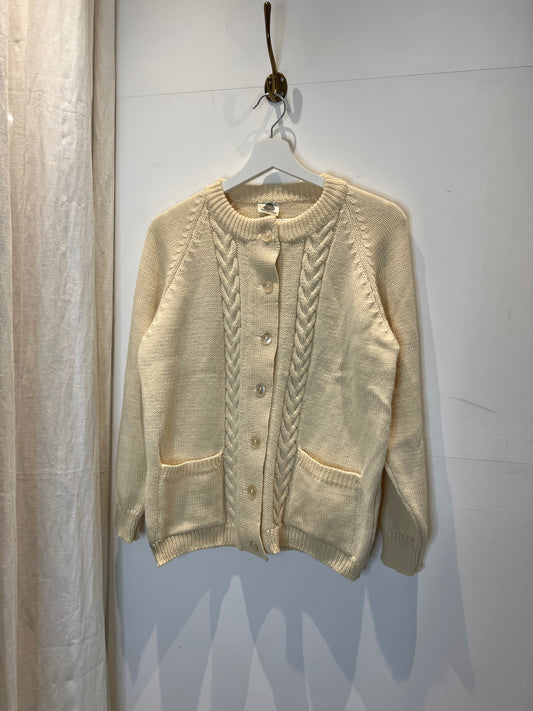 1970 deadstock wool cardigan